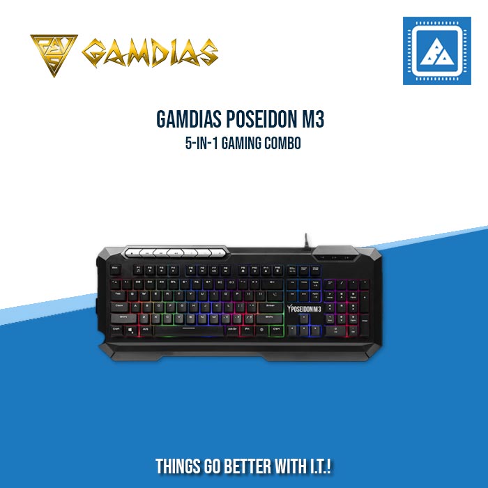 GAMDIAS POSEIDON M3 5-IN 1 GAMING COMBO GAMDIAS POSEIDON M3 5-IN 1 GAMING COMBO